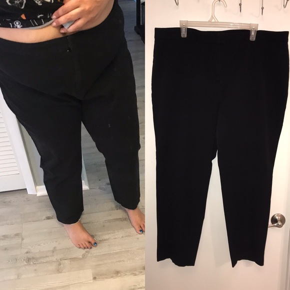 plus size skinny work pants